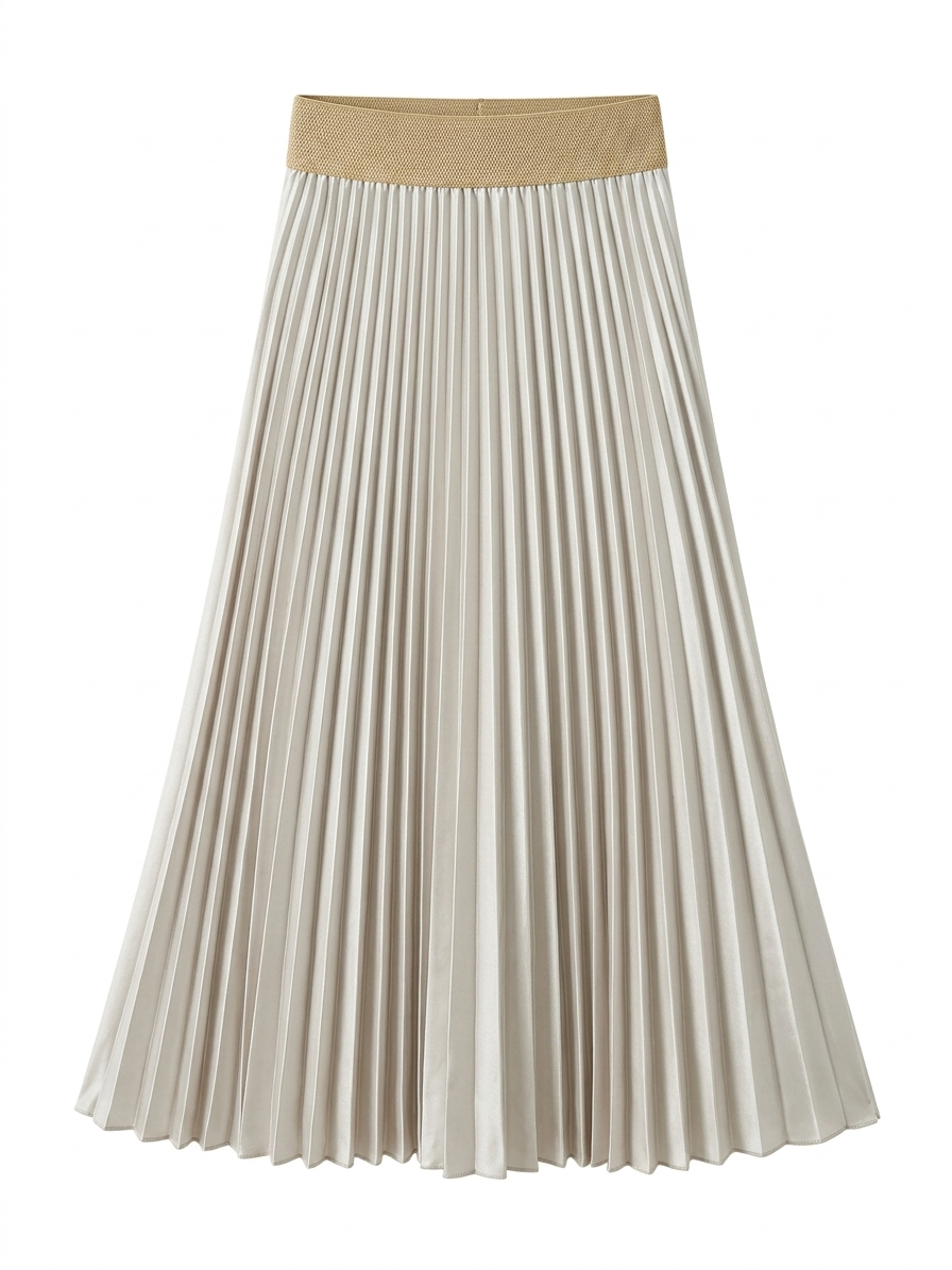 Regular Sunburst Midi Skirt