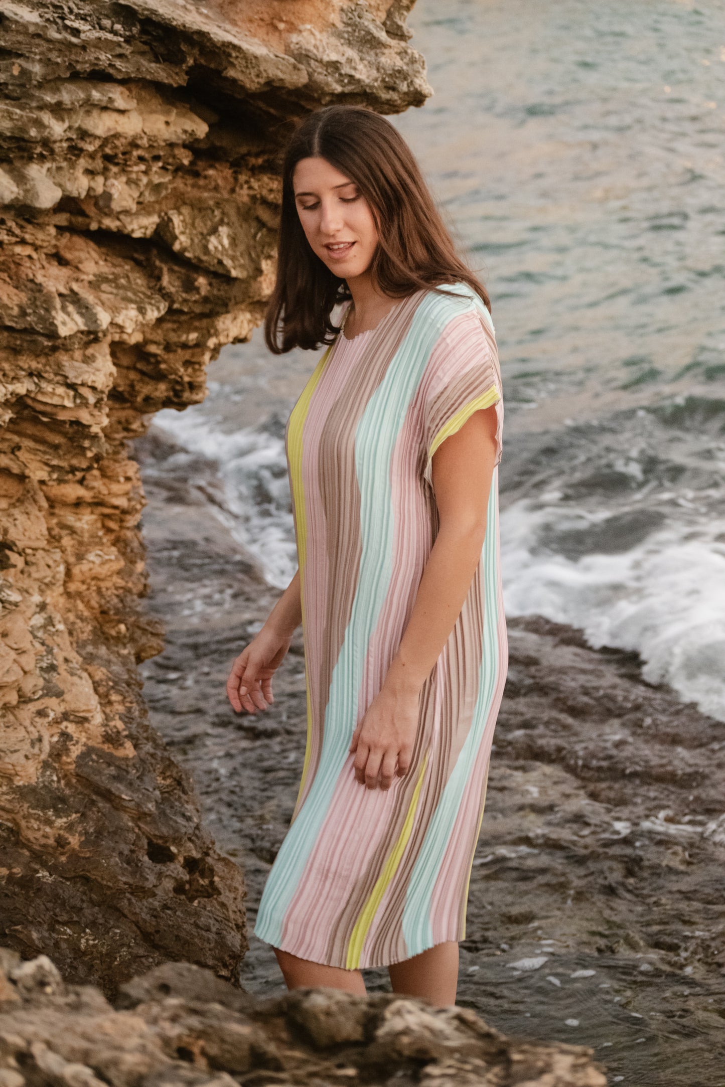 MicroPleated Dress
