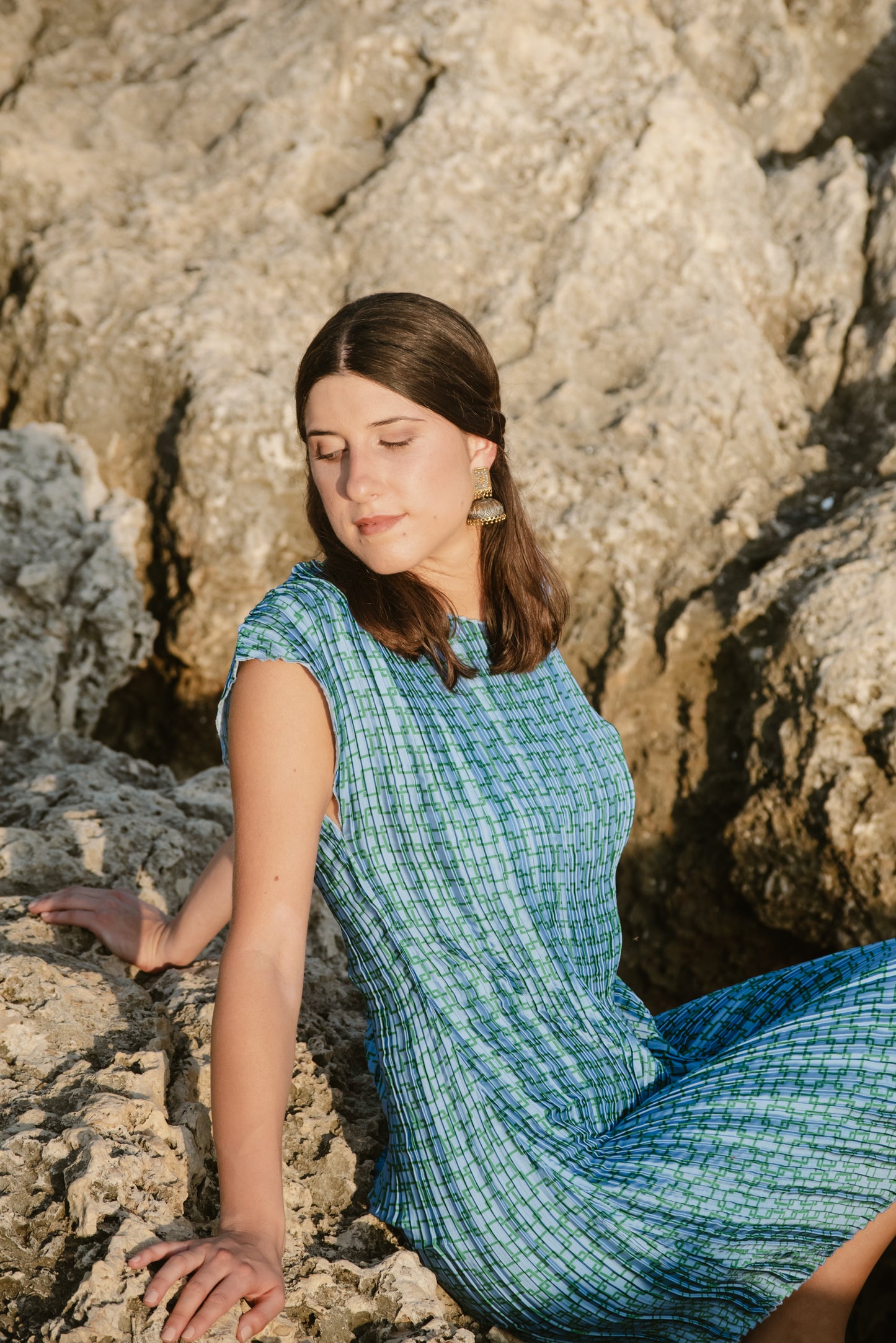 MicroPleated Dress