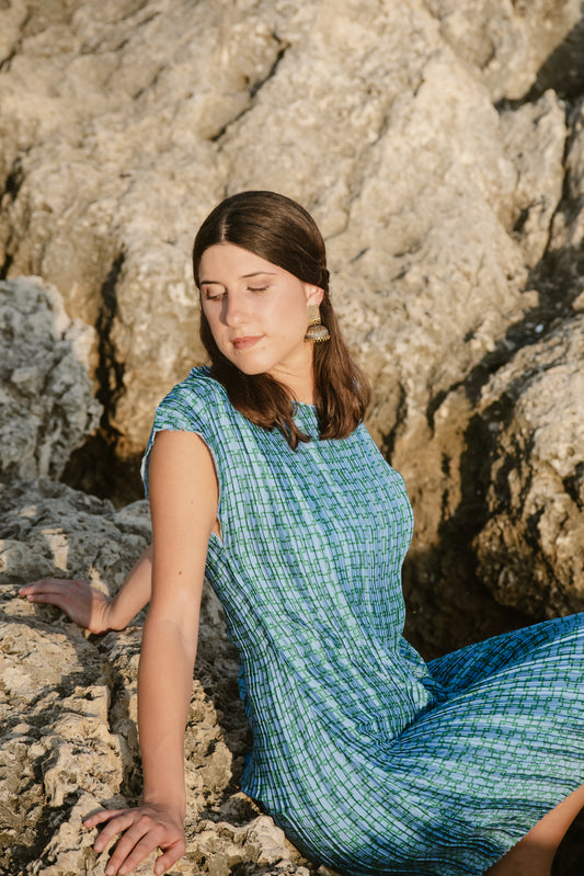 MicroPleated Dress